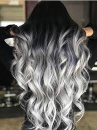 Black And Silver Hair Color 20 Silver Hair Colour Ideas For Sassy Women In 2020 Grey Ombre Hair Hair Styles Silver Hair Color