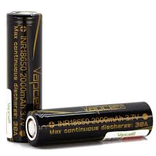 Maybe you would like to learn more about one of these? Vapcell 18650 Battery 2000mah 38a High Drain Vape Inr Battery 18650batterystore Com