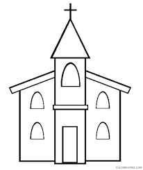 Customize this sheet for your lesson! Church Coloring Pages For Children Coloring4free Coloring4free Com