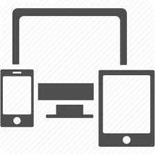 Computer devices connected to data server. Mobile Tablet Icon 244736 Free Icons Library