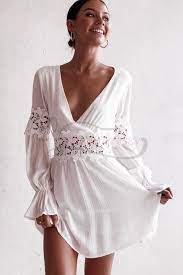 From black dresses you'll wear time and time again to smock styles perfect for the months ahead, our collection of dresses for women has something for everyone. Long Sleeves Short White Boho Dress Short White Boho Dress Long Sleeve Lace Mini Dress White Boho Dress