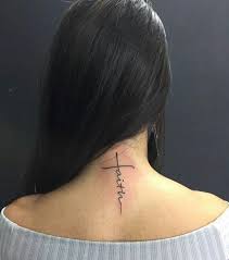 Pin By Fer Brenes On Tatto Neck Tattoos Women Back Of Neck Tattoo Back Of Neck Tattoos For Women