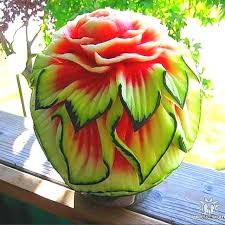 Astonishing Watermelon Carvings To Take Your Breath Away Watermelon Art Veggie Art Watermelon Carving