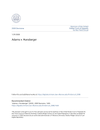 Adams v. Hunsberger