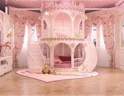 Bedroom Princess Girl Slide Children Bed Lovely Single Pink Castle Bed Girls Furniture In Bedroom Sets From F Girls Princess Room Girly Bedroom Princess Room