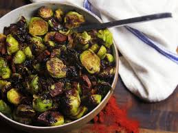 roasted brussels sprouts with chorizo