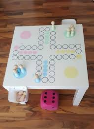 Mensch Argere Dich Nicht Diy Aus Ikea Tisch Ikea Tisch Kinderspielzimmer Ikea