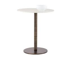Enco Bistro Tabledefault Title In 2020 Bar Table Table White Marble Bar