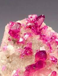 Hot Pink Crystal Crystals Rocks And Crystals Stones And Crystals