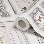 Check spelling or type a new query. Fresco Pink Collage Bookcase Smooth Wallpaper Diy At B Q