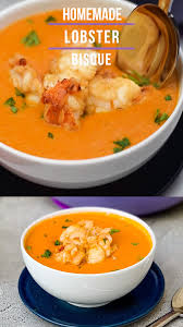 Easy Creamy Lobster Bisque Soup Recipe Karen Recettesdepoulet En 2020 Bisque De Homard Recette Soupe Plat Gastronomique