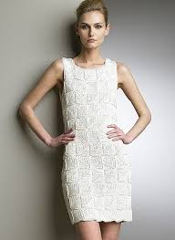 Beyaz Tig Isi Orgu Bayan Elbise Elbise The Dress Tig Isi Elbiseler