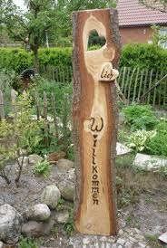 Lich Willkommen Turschild Holz Kreativ Turschild Holz Garten