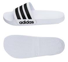 Details About Adidas Men Adilette Cloud Foam Slipper Shoes White Beach Slide Sandales Aq1702