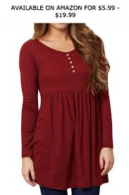 5 99 19 99 Youcoo Womens Tunic Tops Leggings Solid Pleated Blouse Button Up Long Sleeve Tops Women Tunic Tops Tops For Leggings Cotton Tops Women