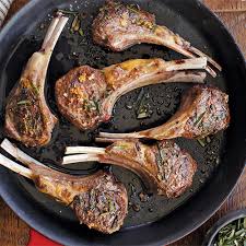 Turn chops over and continue to bake for about 20 more minutes, or until meat is no longer pink. Lamb Chops Oriental Homesteader Meats