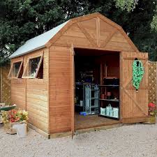 Build it yourself and save hundreds of. Mercia Premium Pressure Treated Shiplap Dutch Barn Shed 10x8 One Garden