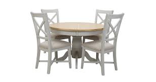 Harbour Round Extending Table Set Of 4 Dining Chairs 4 Dining Chairs Extending Table Dining Chairs