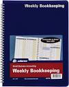 Amazon.com : Adams Bookkeeping Record Book, Weekly Format, 8.5 x ...