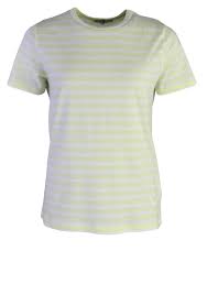 Daher ist gründliches waschen bei etwas höheren temperaturen oft unerlässlich. Tommy Hilfiger Kurzarm T Shirt Rundhals Label Stick Ringel Gelb Shirts Bekleidung Damen Mode Schodlbauer