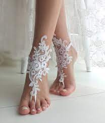 White Beach Wedding Barefoot Sandals Wedding Shoes Beach Shoes Etsy Barefoot Sandals Wedding Beach Wedding Shoes Beach Wedding Sandals Barefoot