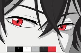 Sometimes even the same face looks completely different in the morning than it does in the evening. Paint By Number Draw Anime Face Level Easy Learn Drawing With Paintology Paintology