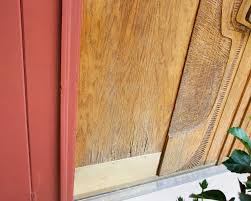 How To Repair Water Damaged Oak Veneer Wood Exterior Door Oak Exterior Doors Restore Doors