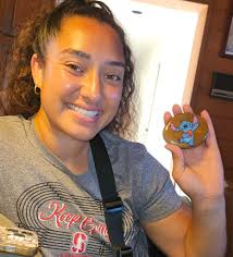 Santee Lindo Lake scenery like a children's book illustration