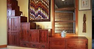 Bubinga Step Tansu Craftsman Home Interiors Design Funky Decor