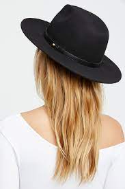 Wythe Leather Band Felt Hat Women Hats Fashion Hats For Women Monroe Hat