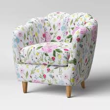 Waterville Upholstered Accent Chair Floral Opalhouse In 2020 Upholstered Accent Chairs Accent Chairs Floral Chair