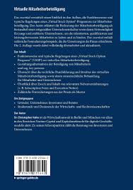 Virtuelle Mitarbeiterbeteiligung Grundlagen Aufbau Und Praktische Hahn Christopher Amazon De Bucher 16.02.2016 görtz legal rechtsanwaltsgesellschaft mbh. virtuelle mitarbeiterbeteiligung