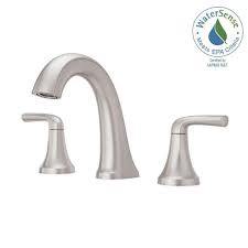 in. widespread 2 handle bathroom faucet