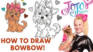 Enjoy and have fun with your application. How To Draw Bowbow Jojo Siwa Cute Puppy Step By Step Youtube