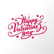 Valentines Day Lettering Card Design White Background Feeling Love Minimal Png And Vector With Transparent Background For Free Download Valentines Day Background Valentines Card Design