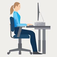 Place your hands on the seat of the chair, facing the back of the chair. Desk Stretches To Ease Aches And Pains