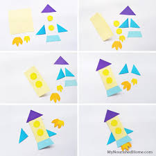 You can make a card out of any of our father's day coloring pages by sizing down the design so it's small enough to attach to the front of a card. Rocket Father S Day Card Idea My Nourished Home