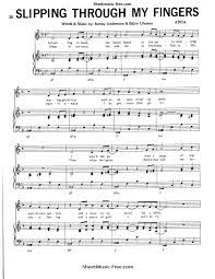 Maybe you would like to learn more about one of these? Slipping Through My Fingers Sheet Music Abba Free Pdf