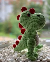 Aygorumi On Instagram Taaa Taaam Tiny T Rex Amigurumi 100 Dogal Iplerden Orulmus Olup Tamam Dinosaur Stuffed Animal Mario Characters Dinosaur