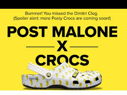 Post malone's got a new line of custom crocs, and to test them out. Crocs Post Malone Have New Shoe