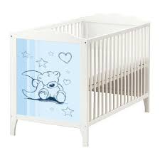 Blue Teddy Sticker Set For The Baby Bed Ikea Hensvik Bb01 Amazon Co Uk Baby Ikea Bed Ikea Hensvik Baby Bed