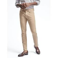 Banana Republic Mens Skinny Traveler Pant 84 Liked On Polyvore Featuring Men S Fashion Men S Clo Khaki Pants Men Skinny Dress Pants Men Mens Pants Casual