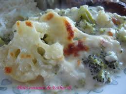 Gratin De Brocoli Et De Chou Fleur Au Mozzarella Recette Ptitchef Recette Gratin De Brocolis Recette De Plat Plat