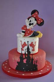 Art Caral Diseno En Azucar Tartas Infantiles Minnie Cake Mickey Mouse Cake Minnie Mouse Cake