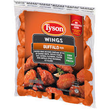 Tyson panko chicken nuggets, 5 lbs item 744463 compare product. Tyson Uncooked Buffalo Style Chicken Wings 2 5 Lb Frozen Walmart Com Walmart Com