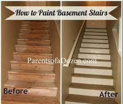 How To Paint Basement Stairs Basement Stairs Basement Makeover Basement Remodel Diy