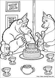 100% free, no strings attached! Masha And The Bear Coloring Picture