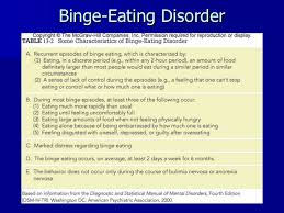 Make regular trips to your dentist to continuously care for your teeth, gums. Ch13 Eating Disorders