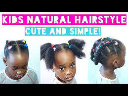 All of these natural hairstyles for kids are great! Kids Back To School Natural Hairstyle Very Simple Yet Beautiful Youtube