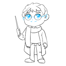 How To Draw Harry Potter Really Easy Drawing Tutorial Learn how to draw cute ginny weasley from harry potter holding a wand easy, step by step drawing tutorial. how to draw harry potter really easy